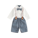 Conjunto Infantil Masculino Suspensório + Gravatinha - Loja BiBia