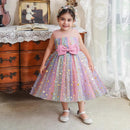 Vestido Infantil Arco-Íris Estrelinhas - Loja BiBia