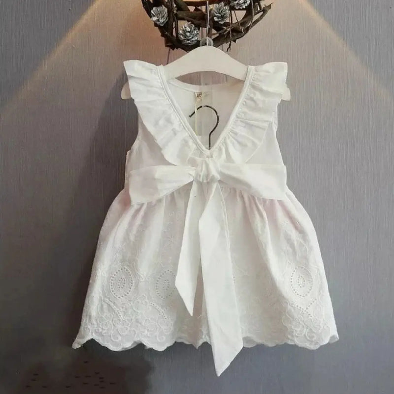 Vestido Infantil Lese Branco