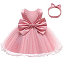 Vestido Infantil Princesa Laço + Faixa - Loja BiBia
