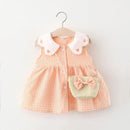 Vestido Xadrez + Bolsinha - Loja BiBia