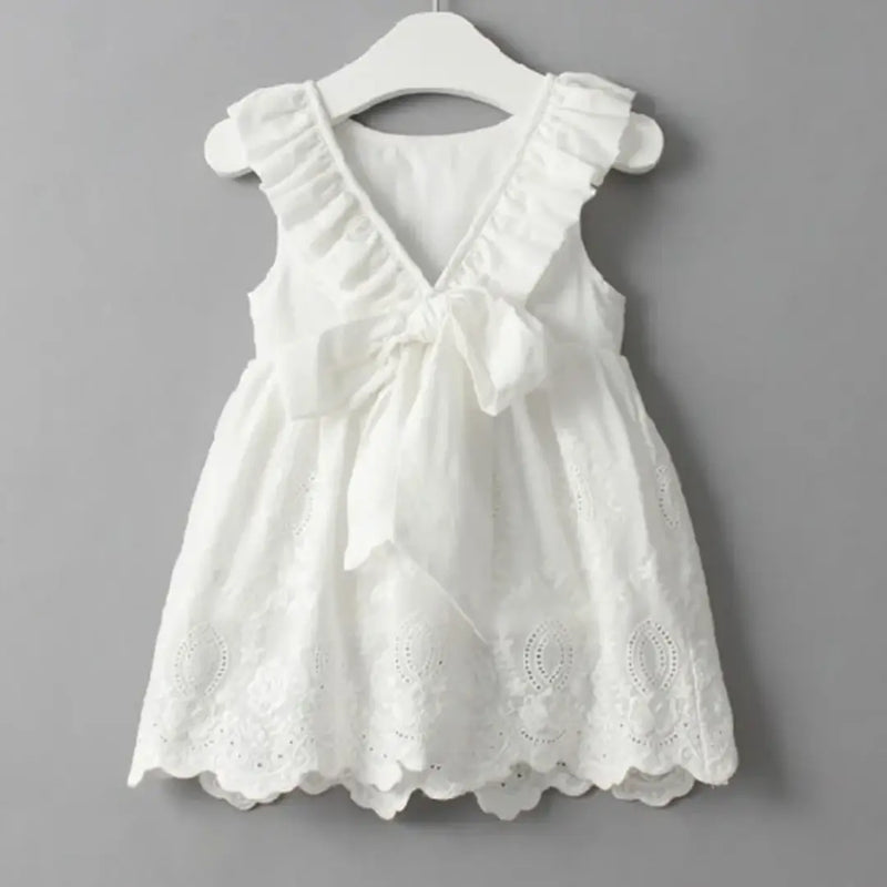 Vestido Infantil Lese Branco