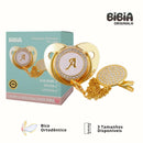 Chupeta Dourada BIBIA™ + Prendedor Strass - Loja BiBia
