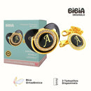 Chupeta Preta BIBIA™ + Prendedor com Inicial - Loja BiBia
