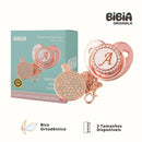 Chupeta Linda Rose Gold BIBIA™ + Prendedor Strass - Loja BiBia