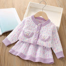 Conjunto Infantil Feminino Clássico Tweed - Loja BiBia