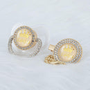 Chupeta Super Luxo com Nome + Prendedor BIBIA™ - Loja BiBia