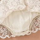 Romper Infantil Manga Renda Floral - Loja BiBia