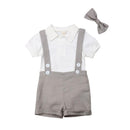 Conjunto Infantil Masculino Gola Polo Gravatinha - Loja BiBia