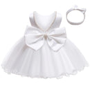 Vestido Infantil Princesa Laço + Faixa - Loja BiBia