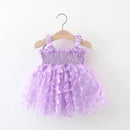Vestido Infantil Asa de Borboleta - Loja BiBia
