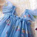Vestido Infantil Floral Borboleta - Loja BiBia