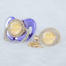 Chupeta Super Luxo com Nome + Prendedor BIBIA™ - Loja BiBia