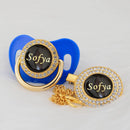 Chupeta com Nome Super Luxo + Prendedor BIBIA™ - Loja BiBia