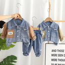 Conjunto Infantil Jeans Bolsinho - Loja BiBia