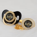 Chupeta com Nome Super Luxo + Prendedor BIBIA™ - Loja BiBia