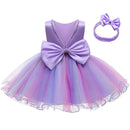 Vestido Infantil Princesa Laço + Faixa - Loja BiBia