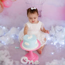 Vestido Infantil Rendinha e Penas - Loja BiBia