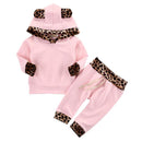 Conjunto Infantil Feminino Rosa de Oncinha - Loja BiBia