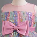 Vestido Infantil Arco-Íris Estrelinhas - Loja BiBia