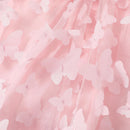 Vestido Infantil Borboletas Mangas + Tiara - Loja BiBia