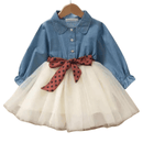 Vestido Julie Tule Manga Longa - Loja BiBia