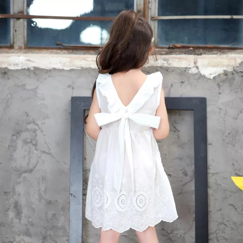 Vestido Infantil Lese Branco