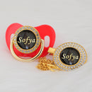 Chupeta com Nome Super Luxo + Prendedor BIBIA™ - Loja BiBia