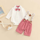 Conjunto Infantil Masculino Suspensório + Gravatinha - Loja BiBia