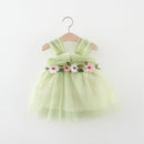 Vestido Infantil Florzinhas Tule - Loja BiBia