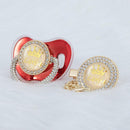 Chupeta Super Luxo com Nome + Prendedor BIBIA™ - Loja BiBia