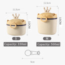 Pote de Alimentos Personalizado com Nome - Loja BiBia