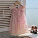 Vestido Infantil Floral Borboleta - Loja BiBia