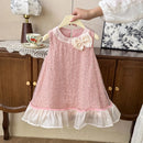 Vestido Infantil Glamour Paetê