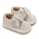 Tênis Baby Brilho Florzinhas