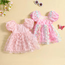 Vestido Infantil Manguinha Borboletas - Loja BiBia