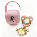 Kit Chupeta Inicial Baby Luxo Rosa 3 Pçs