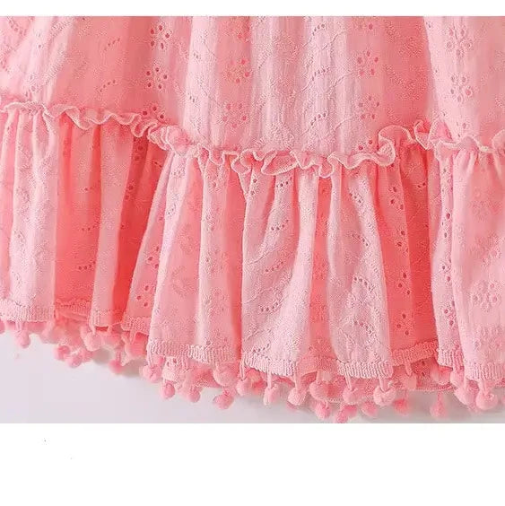 Vestido Infantil Lese Laço