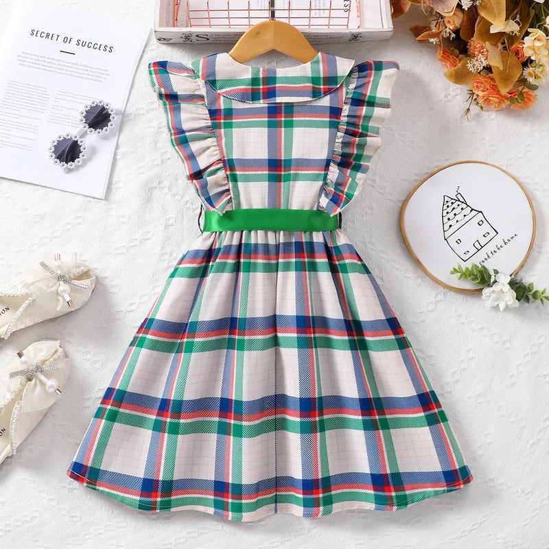 Vestido Infantil Xadrez Mariah