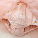 Romper Baby Tule Margarida + Faixa