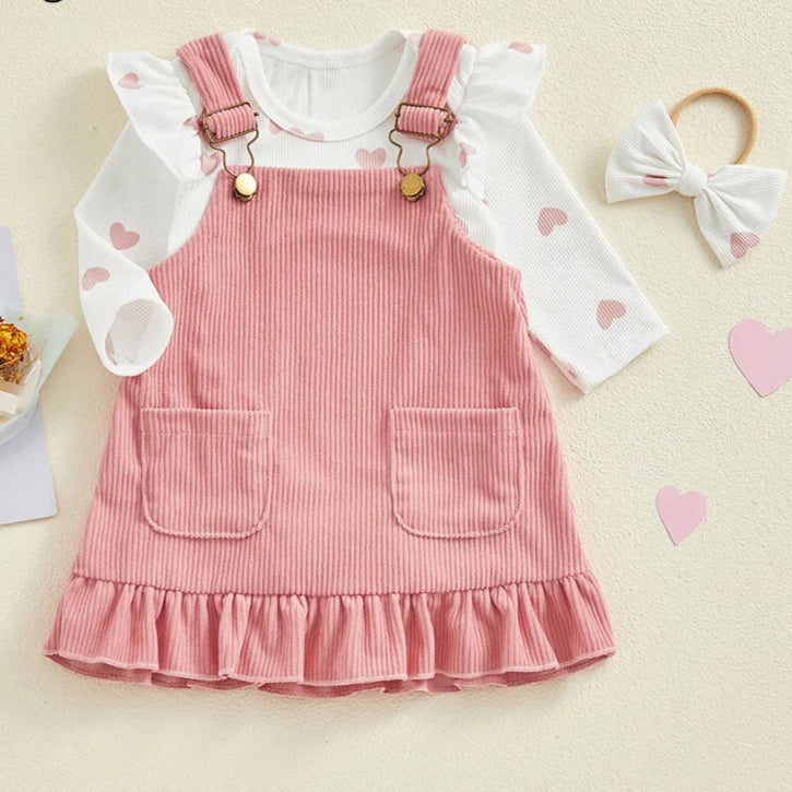 Conjunto Infantil Salopete + Faixa