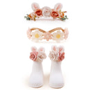 Kit Flower Meia + faixas