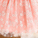 Vestido Infantil Tule Floridinho Margarida