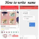 Pote de Alimentos Personalizado com Nome - Loja BiBia