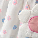 Vestido Infantil Lila + Bolsa Florzinha