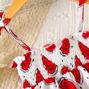 Vestido Infantil Fruit + Chapéu