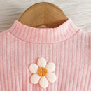 Vestido Infantil Tule Floridinho Margarida