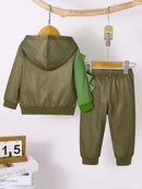 Conjunto Infantil Inverno Dinossauro