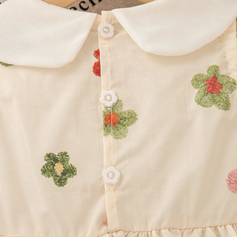 Vestido Liz Flor + Bolsinha