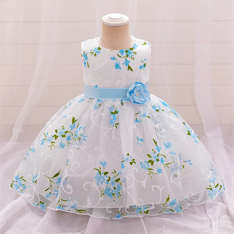 Vestido Infantil Floral Delicado - Loja BiBia